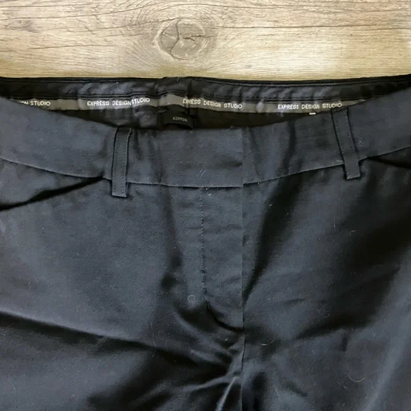Express Editor Black Dress Pants sz 6R - Picture 3 of 5